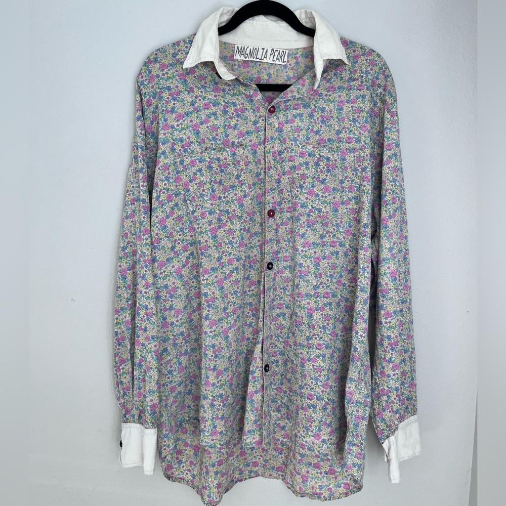 Magnolia Pearl Boyfriend Button-up Shirt